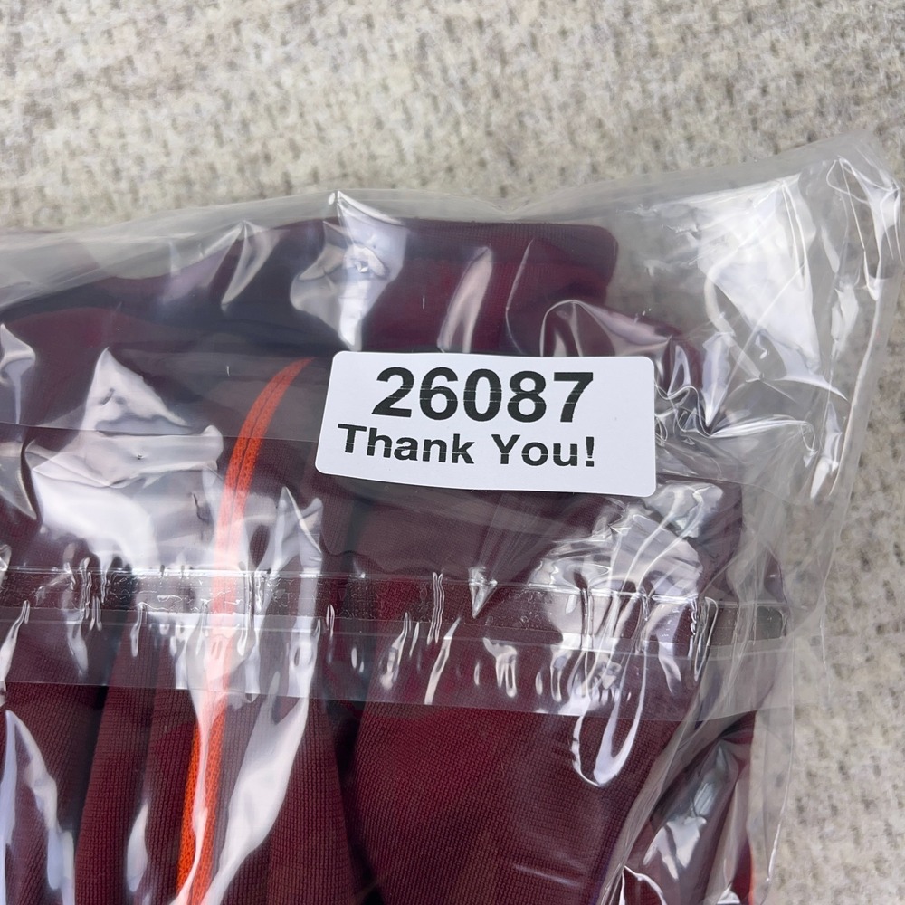 Virginia Tech Hokies Jacket Men Large Nike Dri Fit Track Suit Warm Up Maroon * - Picture 13 of 13